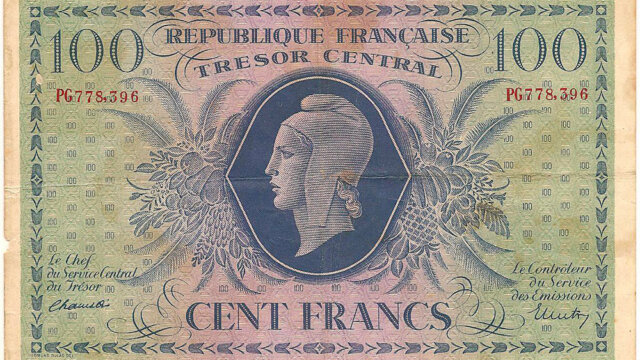 100 francs Marianne type 1943