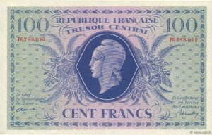 100 francs Marianne type 1943