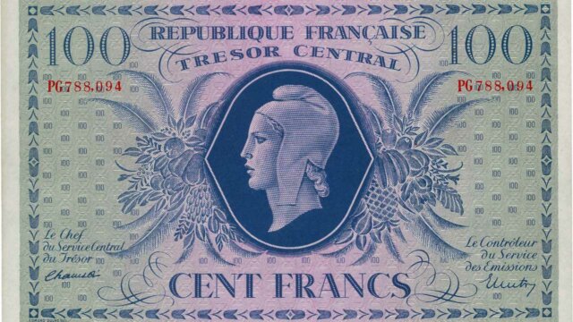 100 francs Marianne type 1943