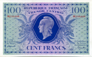 100 francs Marianne type 1943