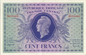 100 francs Marianne type 1943