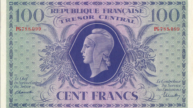 100 francs Marianne type 1943