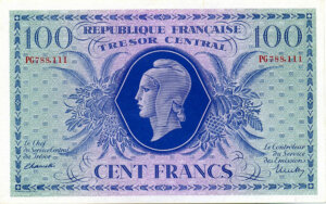 100 francs Marianne type 1943