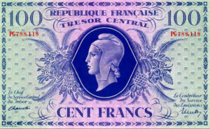 100 francs Marianne type 1943