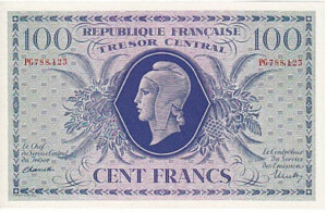 100 francs Marianne type 1943