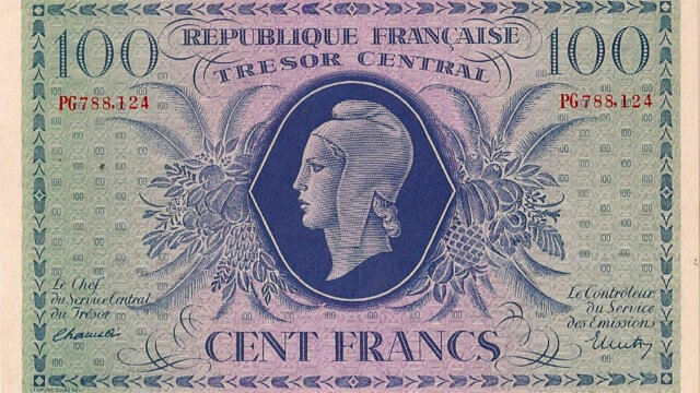 100 francs Marianne type 1943