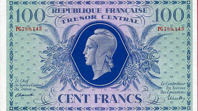 100 francs Marianne type 1943