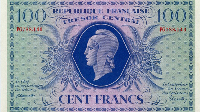 100 francs Marianne type 1943