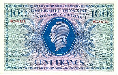 100 francs Marianne type 1943