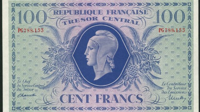 100 francs Marianne type 1943