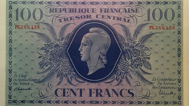 100 francs Marianne type 1943