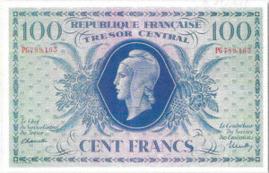 100 francs Marianne type 1943