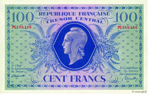 100 francs Marianne type 1943