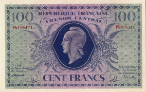 100 francs Marianne type 1943