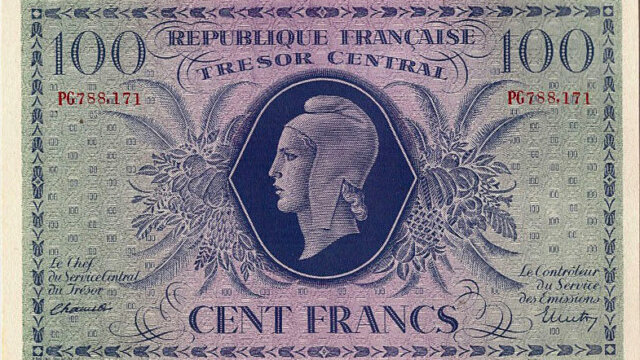 100 francs Marianne type 1943