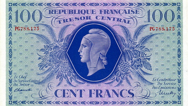 100 francs Marianne type 1943