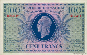 100 francs Marianne type 1943