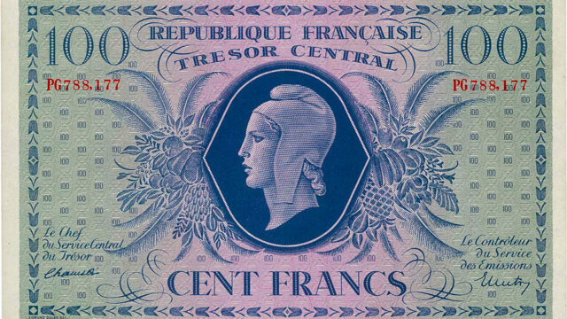 100 francs Marianne type 1943