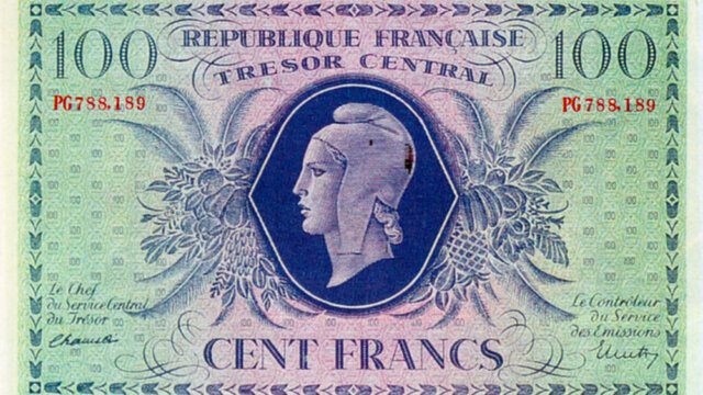 100 francs Marianne type 1943