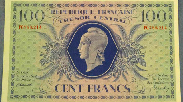 100 francs Marianne type 1943