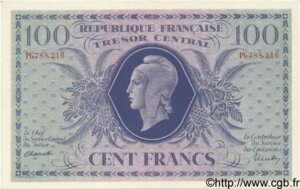 100 francs Marianne type 1943