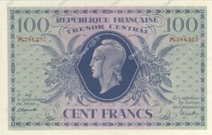 100 francs Marianne type 1943