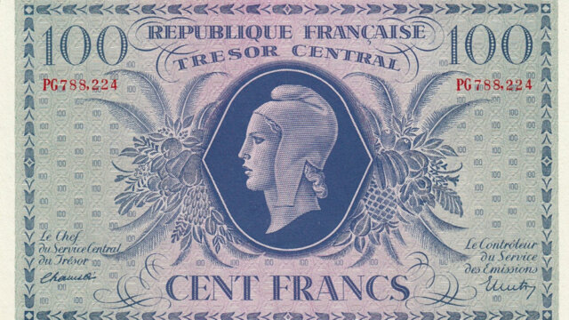 100 francs Marianne type 1943