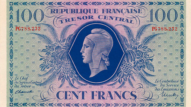 100 francs Marianne type 1943