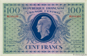 100 francs Marianne type 1943