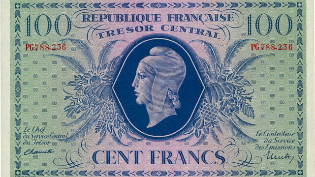 100 francs Marianne type 1943