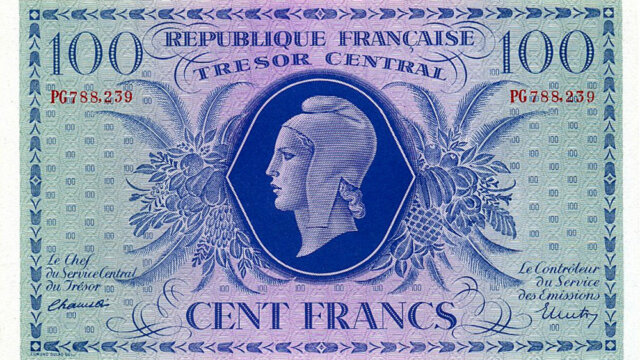 100 francs Marianne type 1943