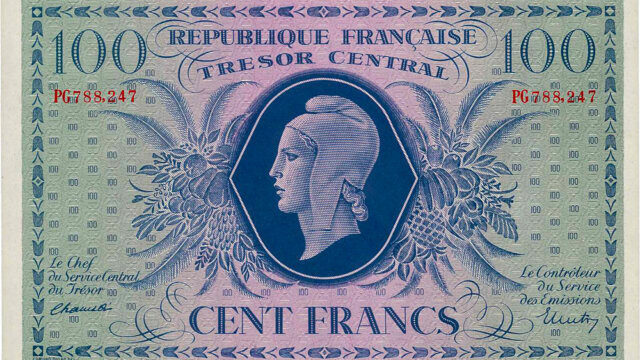 100 francs Marianne type 1943