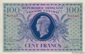 100 francs Marianne type 1943