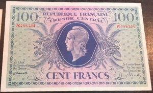 100 francs Marianne type 1943