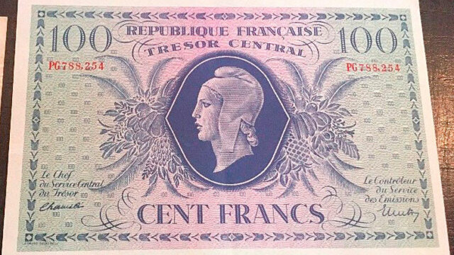 100 francs Marianne type 1943