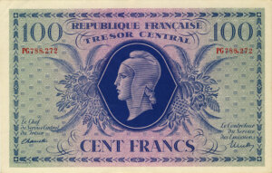 100 francs Marianne type 1943