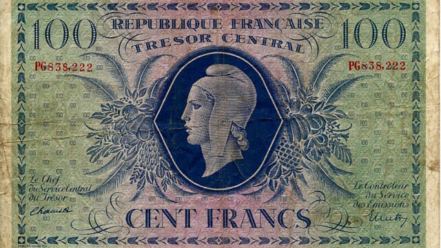 100 francs Marianne type 1943