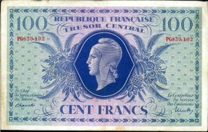 100 francs Marianne type 1943