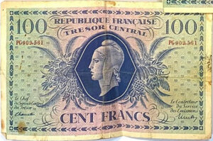 100 francs Marianne type 1943