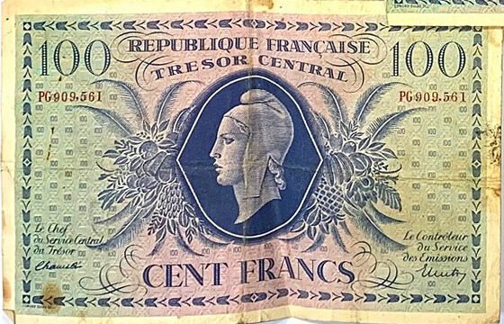 100 francs Marianne type 1943