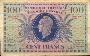 100 francs Marianne type 1943