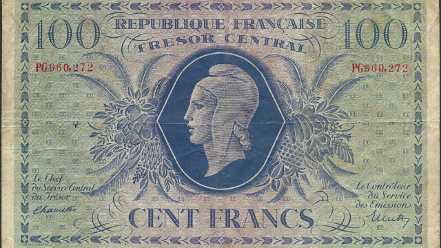 100 francs Marianne type 1943