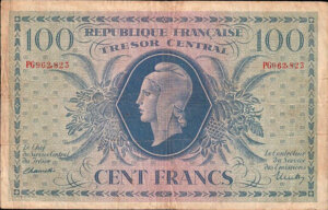 100 francs Marianne type 1943