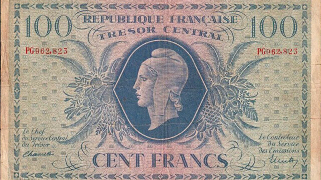 100 francs Marianne type 1943