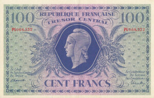 100 francs Marianne type 1943