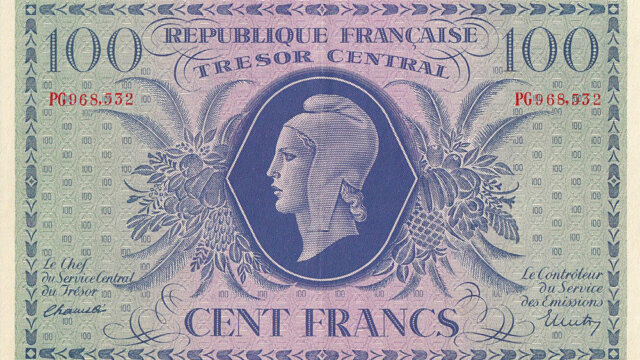 100 francs Marianne type 1943