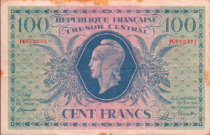 100 francs Marianne type 1943