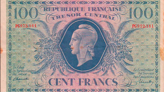 100 francs Marianne type 1943