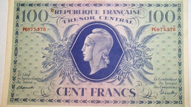 100 francs Marianne type 1943