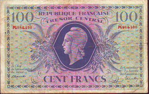 100 francs Marianne type 1943